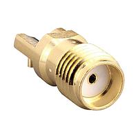 Linx Technologies - TE Connectivity CONSMA022-G ຕົວເຊື່ອມ SMA Jack 50 Ohm PCB Edge Mount