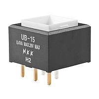 NKK Switches UB15SKG036F ປຸ່ມກົດສະລັບ SQ SPDT ON(ON) ໄຟ LED ສີຂຽວ ເພີ່ມຕົວເຄື່ອງ PC ເທົ່ານັ້ນ