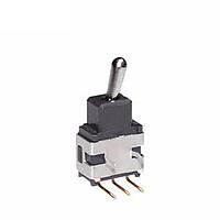 NKK Switches A12JH ປຸ່ມສະຫງວນຍ່ອຍປອດກັນການລະດັບຂອງກະບອກ SPDT ON-ON R/A BRKT