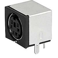 Schurter 4850.2610 ຕົວເຊື່ອມ DIN SOCKET 6 POLE PCB MOUNT