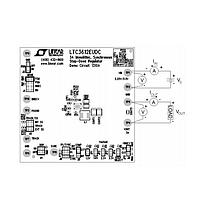 Analog Devices DC1310A ບອດທົດລອງຕົວຄວບຄຸມແຮງດັນໄຟຟ້າ - ຕົວຄວບຄຸມແຮງດັນໄຟຟ້າປ່ຽນແປງ LTC3612EUDC - 3A, 4MHz, Monol