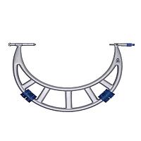 MOORE & WRIGHT MW220-06 ໄມໂຄມິເຕີເມຕຣິກພາຍນອກທີ່ສາມາດປັບໄດ້ຂະໜາດໃຫຍ່ (800-900mm, 0.020mm)
