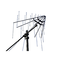 Schwarzbeck STLP 9128 F ເຄື່ອງຮັບສັນຍາ Stacked Log.-Periodic (70 MHz ~1.5 GHz / 55 MHz ~ 3 GHz)