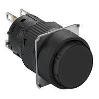SCHNEIDER XB6EAA21P ປຸ່ມກົດສະຫນອງ PB ສປຣິງ ຮູບກົງ, ສີດຳ, 1 NO/NC
