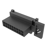 Amphenol FCI 10160855-18GLF ປລັກ MinitekPwr 3.0DualRow Plug 18 Pos ສີດຳ