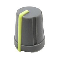 Eagle Plastic Devices 450-2518 ປຸ່ມຮູບສົງຄ້າຍ SOFT TCH T18 SH GY/YL