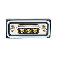 NorComp CDFV3W3213L411 Mixed Contact D-Sub Connectors 3W3 vert solder F FL 4-40 int thrd 40 Amp