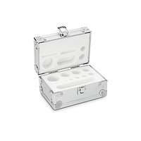 KERN 314-050-600 ກະເປົາປົກກັນອາລູມິນິມສໍາລັບຊຸດນ້ຳໜັກ (ຮູບຊີວິດ/ກະທົບ, 1 g - 500 g)