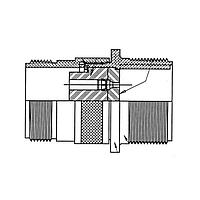 Amphenol Industrial 97-4100A-36-10S ຕົວເຊື່ອມຕໍ່ 48P Sz 36 Sckt Crimp Wall Mnt Receptacle