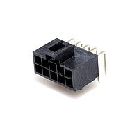 Molex 105314-1210 Power NanoFit RA Hdr TH DR 10Ckt 0.38um Au Blk