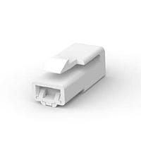 AMP Connectors - TE Connectivity 176986-1 ຮາວຊິ້ງ 250 DBL LOCK PLG 1P ທຳມະຊາດ