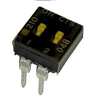 CTS Electronic Components 210-2LPST ສະຫນາມສະຫນອງ DIP 2 ສ່ວນສະຫນອງ SPST