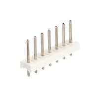 AMP Connectors - TE Connectivity 640384-7 ປລັກ FLAT HEADER STRT 7P ຂາວກົງທີນ