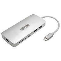 Tripp Lite U442-DOCK11-S USB Type-C ເປັນ Ethernet, HDMI, Micro SD, PD Charging, SD, USB 3.2 USBC DOCK, HDMI/ETHRNT/SDCARD