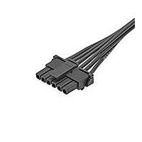 Molex 145132-0610 Discrete Wire Micro-Fit OTS Cbl ASSY 1m 6CKT ສີດຳ