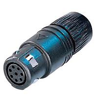 NEUTRIK OSC8F-NI ຕູມຕໍ່ຜູ້ຍິງ ຕິດຕໍ່ດ້ວຍການບວດນິເຄວ