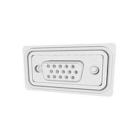 NorComp HDF-R62-213L462 ຂໍ້ມູນສູງ D-Sub Connectors 62 pin R/A solder F 30u 4-40 thrd brkt