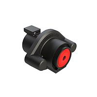 Amphenol SINE Systems ATHD04-1-4P-L009 ປຸ່ມຮັບ 1Pos Rcp Fng Mnt Pin 100A/1000V Envir Sld