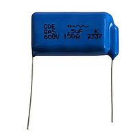 Cornell Dubilier (CDE) QAS104K600D220 ຄອງຊັບບເບີຟິວມຄອບປາຊິເຕີ 0.1uF, 600VDC, 27.5x10x17mm, 220Ohms