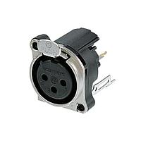 NEUTRIK NC3FBV2 ຮູບຮອງ 3P XLR FEM JK 1&3SEP