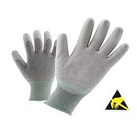 Bosch Static BSC-G05 Esd Grey Carbon Nylon Palm ຖົງມື