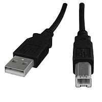 Stewart Connector SC-2ABK001F USB 2.0 USB 2.0 A ຜູ້ຊາຍ / B ຜູ້ຊາຍ 1ft ສີດຳ
