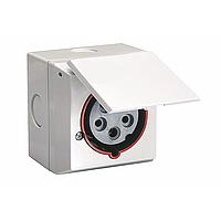 Amphenol Tuchel 2CMA178696R1000 Connectors 3P+N+E Socket Outlet for flush mounting. Replaces Part# CUED 416-6+RD