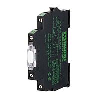 Murrelektronik 52002 SSR MIRO 6,2-1OUTPUT-REL.24VDC-1S, MIRO 6.2 24VDC-1S ອອກສຽງ RELAY, ໃນ: 24 VDC - ອອກ: 250 VAC/DC / 6 A, 1 N/O ຕິດຕໍ່ - ເກັບສະແກຣວປະເພດ 6,2 mm