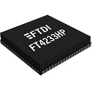FTDI Chip FT4233HPQ-REEL ສະຂອງ, USB ເປັນ UART USB Bridge Type-C 3.0 32-Bit 8kB 48kB