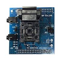 ROHM Semiconductor RB-S22660TB32 ບອດອ້າງອີງການສັກເສີນສຽງສຳລັບ ML22660, ທີ່ມີ ML22660TBZ0BX ຖືກຕິດຕັ້ງຢູ່ຈຸດຊື້.