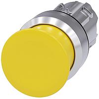 SIEMENS A6X30140711 ປຸ່ມກົງເຫຼັກ MUSHROOM PUSHBUTTON. 30MM. ເຫຼືອງ