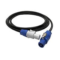 Io Audio Technologies IO-PRCPTE-14-3-P ສາຍ AV ມືອາຊີບ A ໄປຫາ Edison Powerlatch Cable, 3 Foot