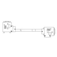 Molex 1200980199 ສາຍ D-Sub PROFIBUS D-SUB ແນວຕັ້ງ/D-SUB ແນວຮອງ 1M