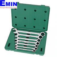SATA 08020 7PC SAE DOUBLE RATCHETING WRENCH SET