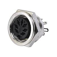 Same Sky (formerly CUI Devices) SD-70LS ຕົວເຊື່ອມຕໍ່ 3 8 ຕຳແໜ່ງ, ຕົວຮັບ, ຕັ້ງຕົວແຂງ, ຕິດຕູ້, ມີການປົກປ້ອງ, ຕົວເຊື່ອມຕໍ່ຮູບວົງກົມ DIN ມາດຕະຖານ