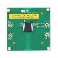 Monolithic Power Systems (MPS) EV02W0303A-2-Y-00B ບອດປະເມີນຜົນຕົວແປ DC/DC ປອດໄພ 0.25W, 1.5kVDC, ຄວບຄຸມກຳນົດ, ຕົວແປ DC/DC ປອດໄພ