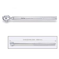 TOPTUL CHES3208 Ratchet ປີ້ນກັບກັນດ້ວຍມືຈັບທໍ່ທີ່ສາມາດປັບໄດ້ (ປ່ອຍດ່ວນ) (1"Dr. L=500~800mm 43T)