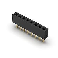 GCT (Global Connector Technology) BF085-10-A-0240-N-D Headers 10w, 2mm Pitch Socket, SIL, TH, Vert, GF, Tube