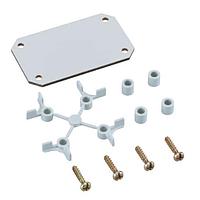 Altech 195-007 ຈານຍຶດ 5.91 x 5.91 ຈານຍຶດ ສີເທົາ