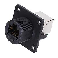 Amphenol LTW RCP-5SPFFH-SSM7001 ມອດູເລີ RJ, ຂະໜາດກາງ, ເປັນພລາສຕິກ, 1.5A, Cat 5e, ສີ່ແຫ່ງ, ການດືງດອກສົດ, Jack 180 (ຮອງຮັບຢູ່ຮອງຮັບ), Receptacle, IP67 Mated