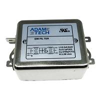 Adam Tech PLF-21D3-6A-Q-5 Power Line Filters EMI/RFI Power Line Filter, Medical Grade, 115/250VAC 6A, medium outline, chassis mount