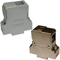 NorComp 982-050-020R121 ປອກປ້ອງກັນການດຶງ Strain Relief Backshell 50P TOP/90 DEG ENTRY METALIZED PLASTIC