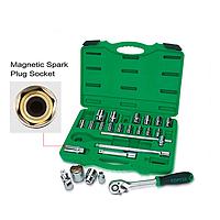 TOPTUL GCAI2406 ລະດັບວິຊາຊີບ DR. Flank Socket Set (1/2", 24 pcs)