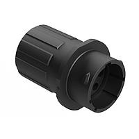 Amphenol SINE Systems RTS1BS14N7PHEC03R Receptacles Receptacle, Inline, 7 Position, Male, Shell Size 14, Silicone Seal, and End Cap with Individual Reduced Diameter Wire Sealing