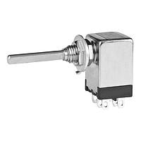 NKK Switches MRT22 ສະຫນັບສະຫນູນການສະຫນັບສະຫນູນການສະຫນັບສະຫນູນ DPDT ON-NONE-ON 2-8P 10A@125VAC