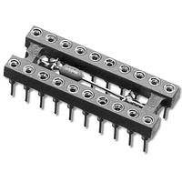 Aries Electronics 14-3518-101H ປຸ່ມຢືມ IC ແລະອົງປະກອບ ກະບອກກະບັບເປີດ ປຸ່ມຢືມຄອບປາດເຄັບຊິເຕີ