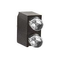 BIVAR H201CGRD ຕົວຊີເຄີດບອດ LED ຕົວຊີ LED ປະສົມ, ມຸມຂວາ, LED 3mm, ລະດັບຄູ່, 1 ສະຖານີ, ສີຂຽວ, ສີແດງ, ເລນສແບບກະຈາຍແສງ.