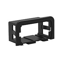 Carling Technologies LME-01 ກະແຜ່ນຕິດຕັ້ງສະລັບສະລອງ Rocker Switch Mount Panel End for L Rckr 2.3x1.187in