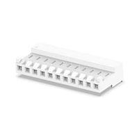 AMP Connectors - TE Connectivity 4-643820-1 ການປະກອບ Receptacle 11 POS RECPT 24 AWG ສິ້ນສຸດປິດ