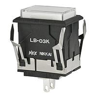 NKK Switches LB03KW01-6F-JB ຕົວບອກສະຖານະຕິດຕັ້ງບົດ Panel / ຕົວບອກສະຖານະສະຫນັບສະຫນູນ Switch ແສງ LED ສີຂຽວ RECT ເປັນເລນສທະອງສະແດງສະຫນາມຊັດ WHT DIFF